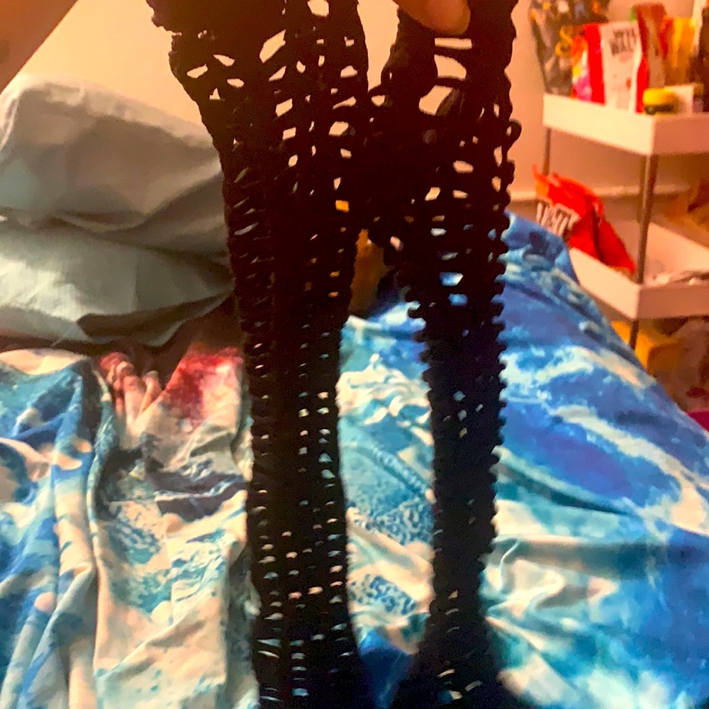 Knee high socks one size